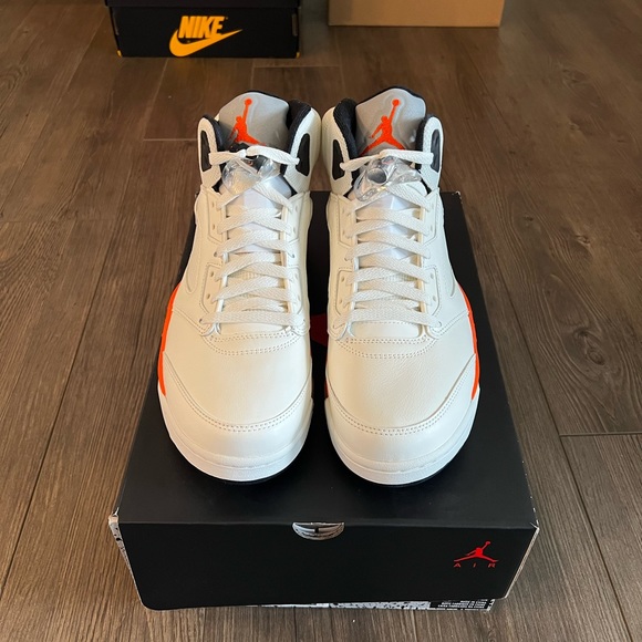 jordan 5 retro sail orange blaze